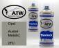 Preview: Opel, Auster Metallic, 2FU: 400ml Sprühdose + 400ml Klarlack - Set, von ATW Autoteile West.